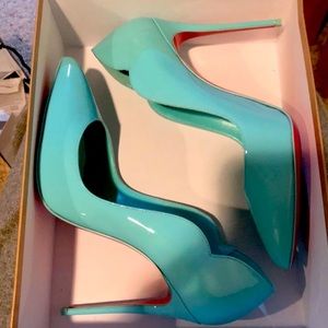 NEW! Christian Louboutin Hot Chick 100 patent-leather Pumps 39 | US Size 9